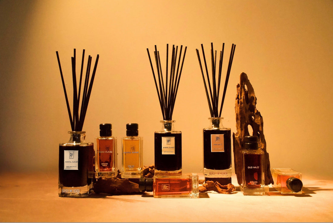Luxury housewarming gift: Rosard Parfum extrait reed diffusers